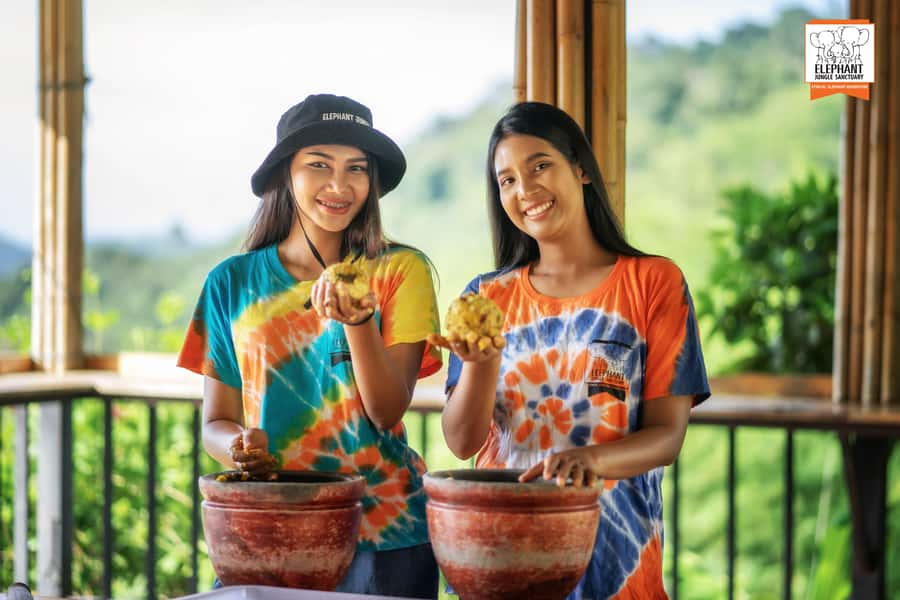 Phuket: Elephant Jungle Sanctuary 'Watch Me' Experience - After Elephant Time: Traditional Thai Meal and Cooking Demo
