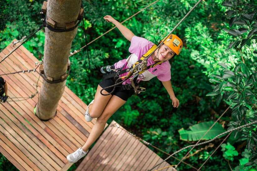 Phuket: Flying Hanuman Zipline Adventure - The Canopy Course: Ziplines, Sky Bridges, and Abseiling Points