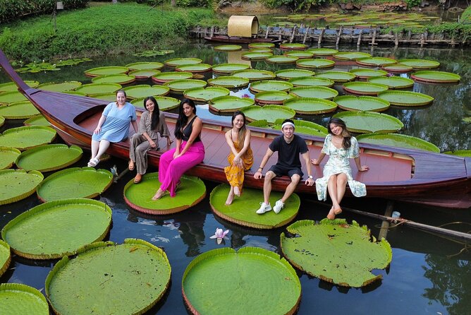 Phuket Giant Water Lilies & Temple Tour - Private & All-Inclusive - Ma Doo Bua Giant Water Lilies: Victoria Amazonia and the Long-Tail Boat Moment