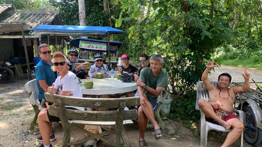 Phuket: Half-Day Countryside Cycling Tour with Lunch - Traditional village time: coconut, refreshments, and local rhythm