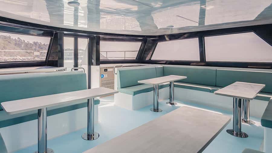 Phuket: Indigo Luxury Yacht to Phi Phi, Maya & Maithon - Onboard life: air-con cabins, bow views, and the photographer advantage
