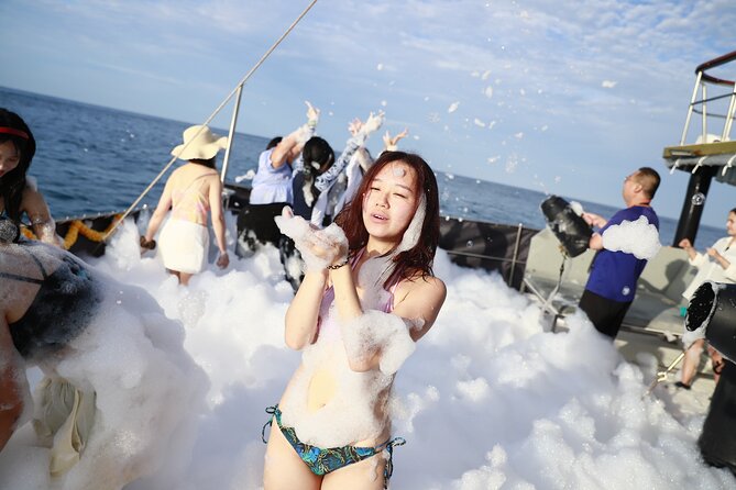 Phuket: Islands Hopping Catamaran Tour with Foam Party - Getting on board: pickup, mobile ticket, and the Chalong meeting point