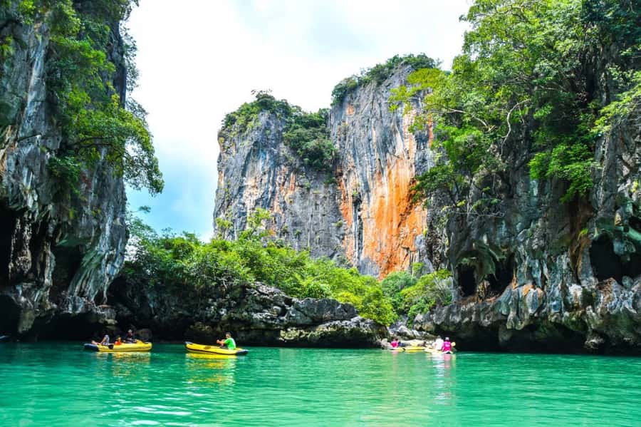 Phuket: James Bond Island by Big Boat with Sea Cave Canoeing - Safety briefing, life jackets, and seasickness prep