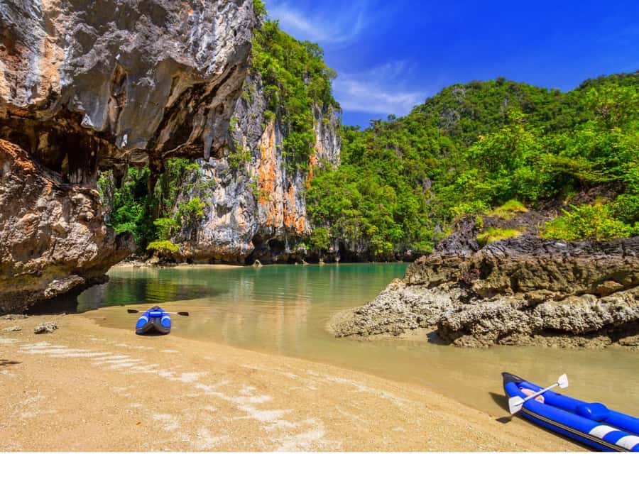 Phuket: James Bond Island Sea Canoe by Speedboat - A day of Phang Nga Bay caves, speedboat photos, and real paddling