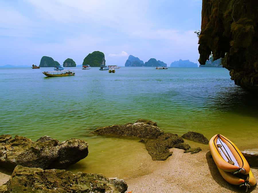 Phuket: James Bond Island Sea Canoe by Speedboat - Koh Panyee (Sea Village) lunch: floating village life and a soccer-field twist