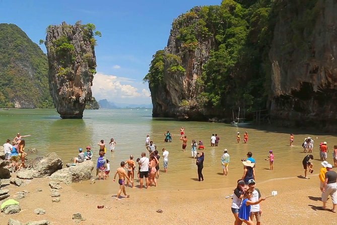 Phuket James Bond Island Tour by Longtail Boat with Lunch - Wat Suwan Kuha cave temple: monkeys, cave steps, and quick timing