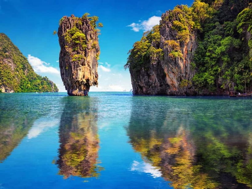 Phuket: James Bond Island Tour & Sea Canoe with Lunch - The floating football pitch: a fun stop inside the village