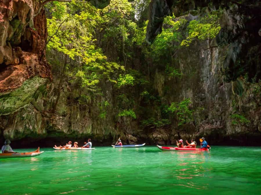 Phuket: James Bonds Island with Lunch and Sea Cave Canoe - Safety briefing and how the route stays smooth