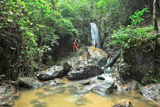 Phuket Jungle Trekking Experience at Khao Phra Taew National Park - Tonsai Waterfall: the payoff stop for photos and a real rinse