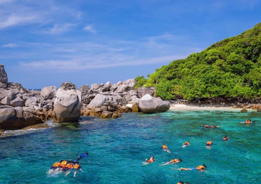 Phuket/Khaolak: Similan Islands Speed Catamaran Premium Trip - Donald Duck Bay and Sailboat Rock: the view you’ll actually walk for