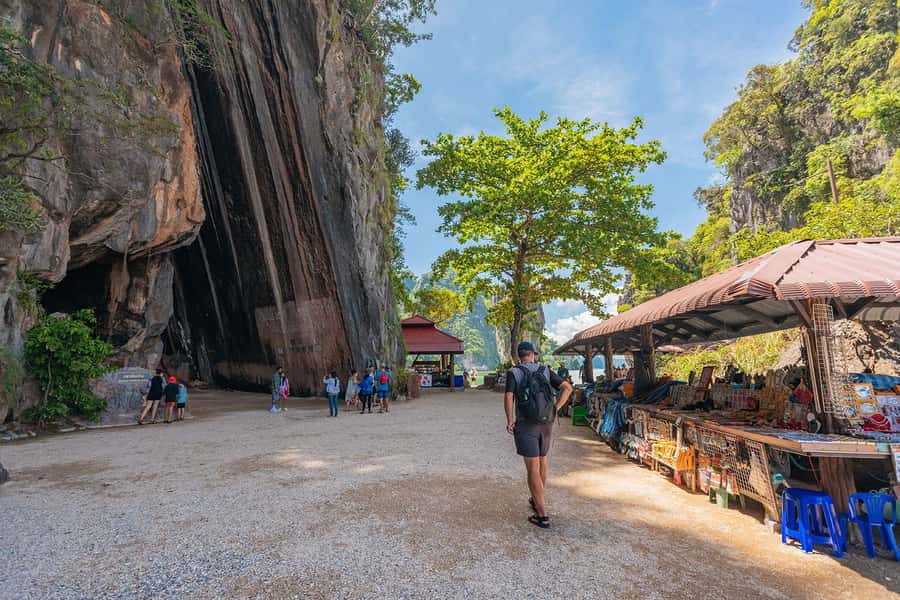 Phuket: Lazy Khao Phing Kan & Yao Islands Speedboat Day Tour - Dragon Spine Beach on Yao Island: paddleboarding and transparent kayaking
