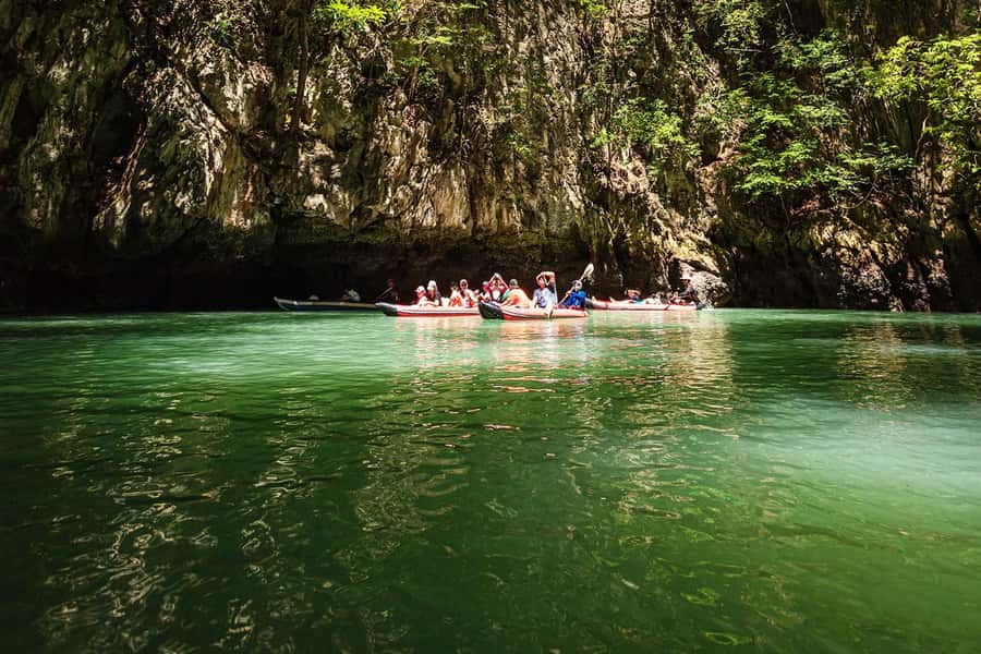 Phuket: Lazy Khao Phing Kan & Yao Islands Speedboat Day Tour - Hong Island canoeing through mangroves: the hands-on portion that makes it feel special