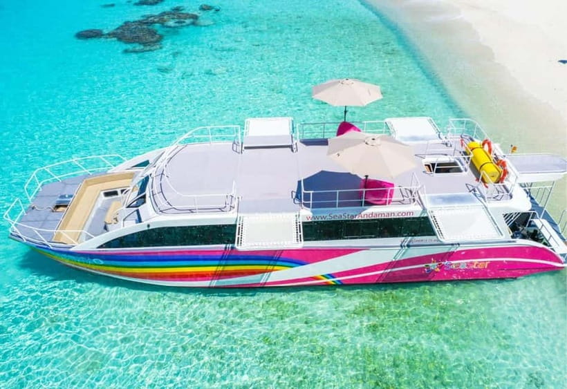 Phuket : Lazy Similan Islands by Catamaran with lunch - Koh Miang Lunch Break: Island No. 4 and Princess Bay