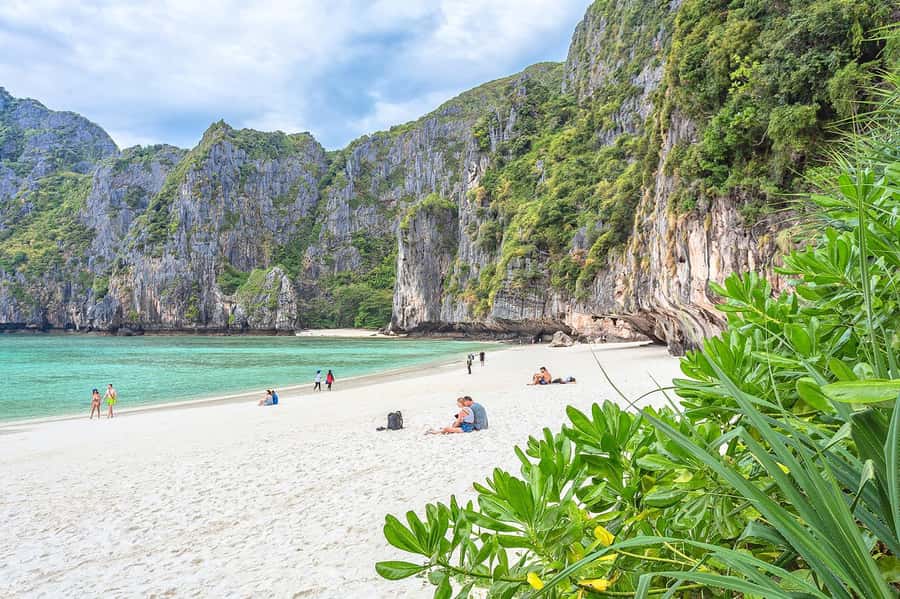 Phuket: Maya Beach, Bamboo Island, & Phi Phi Islands Tour - Bamboo Island: quieter beach vibes after the busiest bays