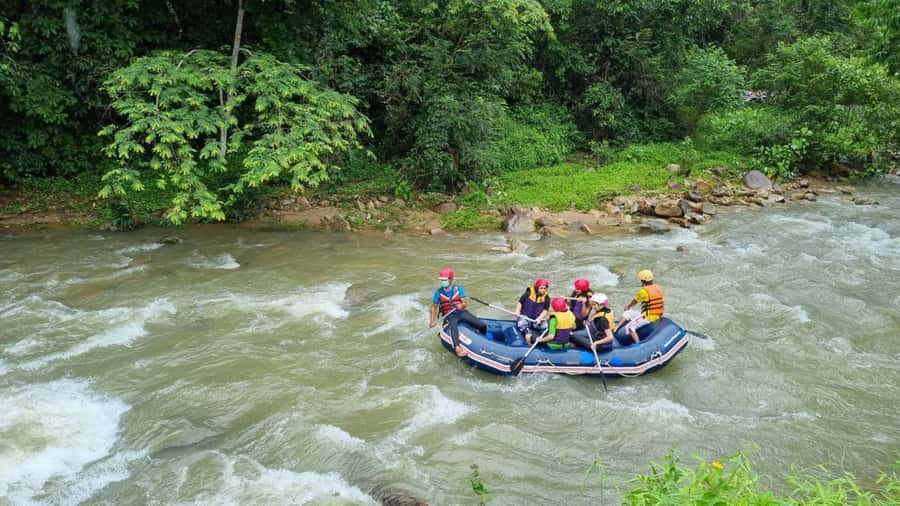Phuket: Monkey Cave, Water Rafting, Zipline with ATV Option - The long ride from Phuket: plan your day around the van time