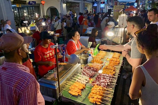 Phuket Nightlife Tour, Free Entry Bar and Club Crawl - Bangla Night Market: street food and quick immersion