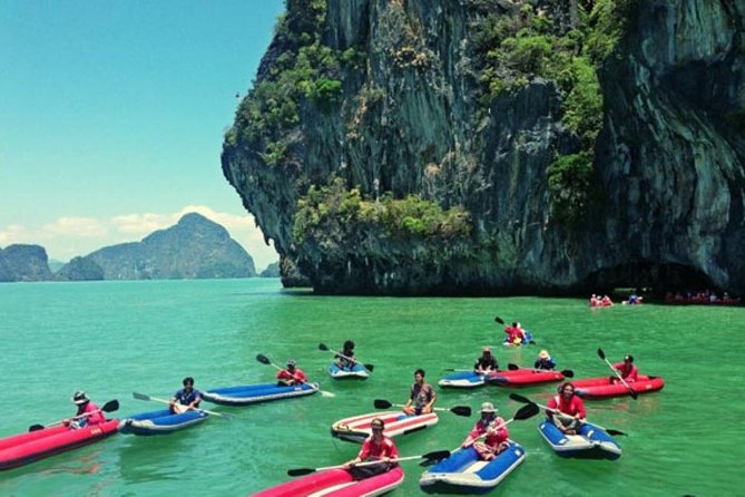 Phuket-Phang Nga Bay:James Bond-Canoeing Koh Hong By Big Boat LNH - Panak Island canoeing: Bat Cave and Mangrove cave