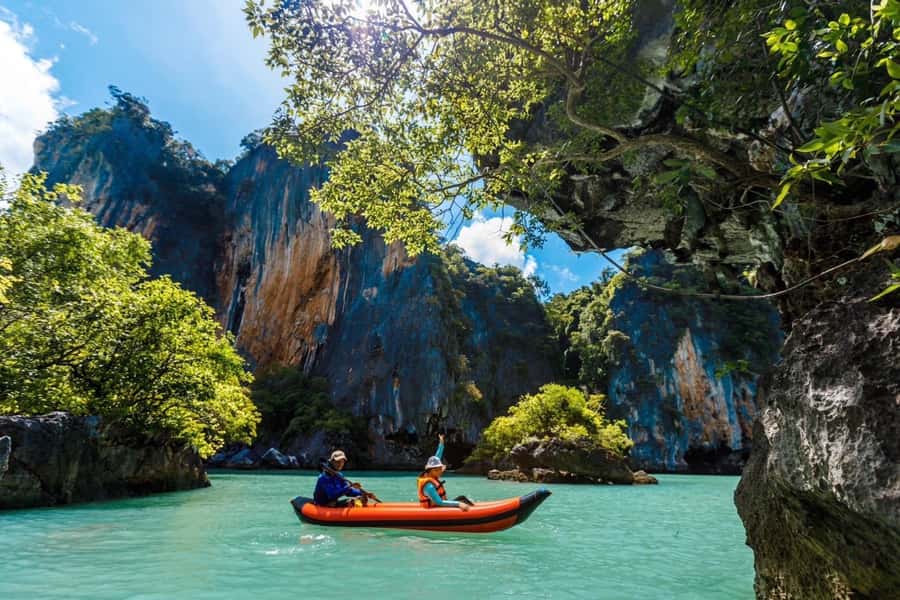 Phuket : Phang Nga Bay James Bond Islands By Speed Catamaran - Panyee Island lunch and cave walking: where the day turns from boats to steps