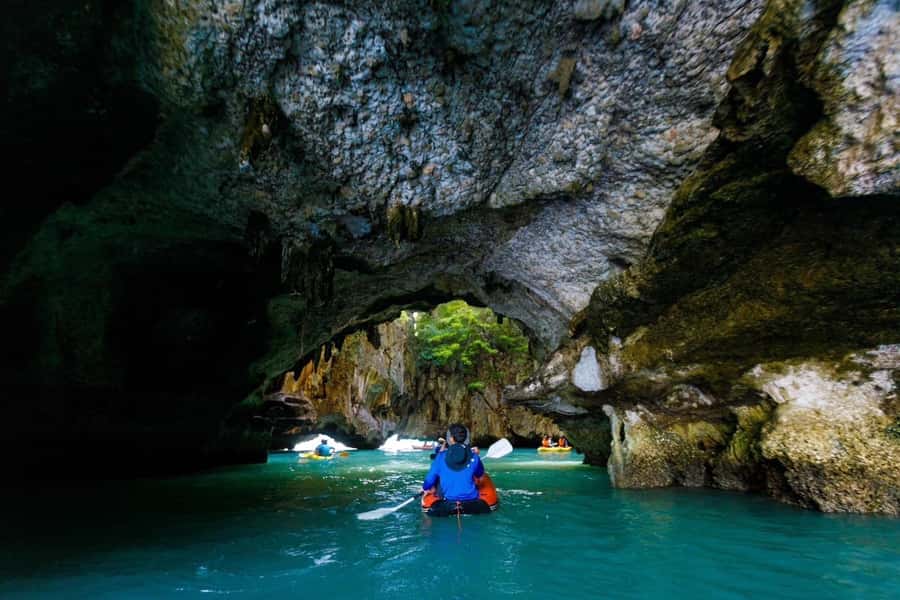 Phuket : Phang Nga Bay James Bond Islands By Speed Catamaran - Palm Beach Club: water fun, plus a caution about matching activities to expectations