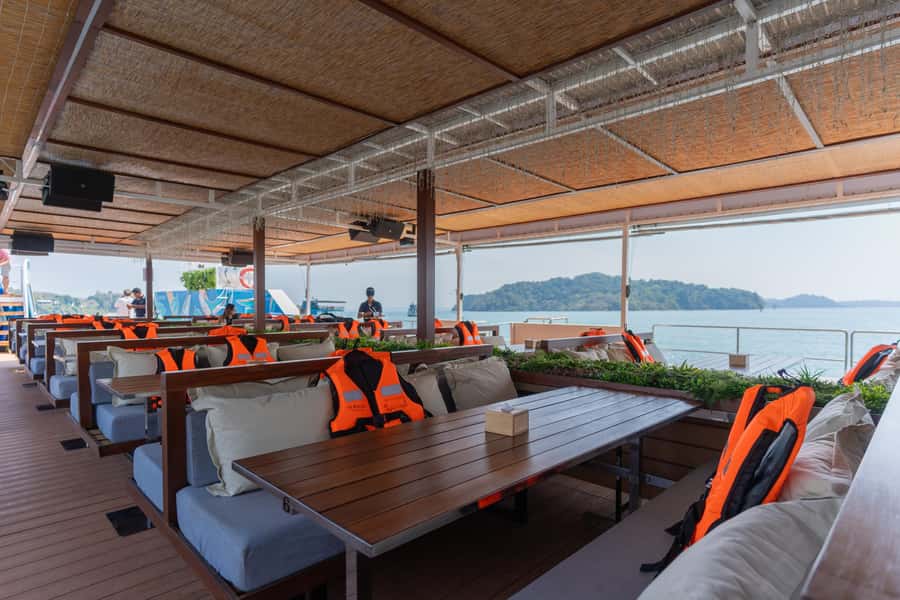 Phuket: Phang Nga Bay Lunch and Dinner Sunset Party Cruise - Key highlights at a glance