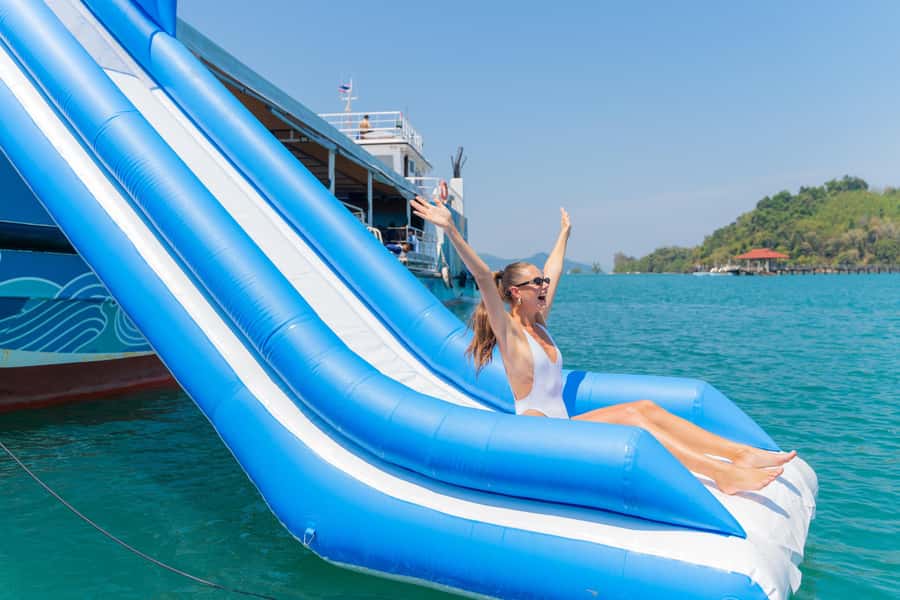Phuket: Phang Nga Bay Lunch and Dinner Sunset Party Cruise - James Bond Island stop: the famous name with a timed visit