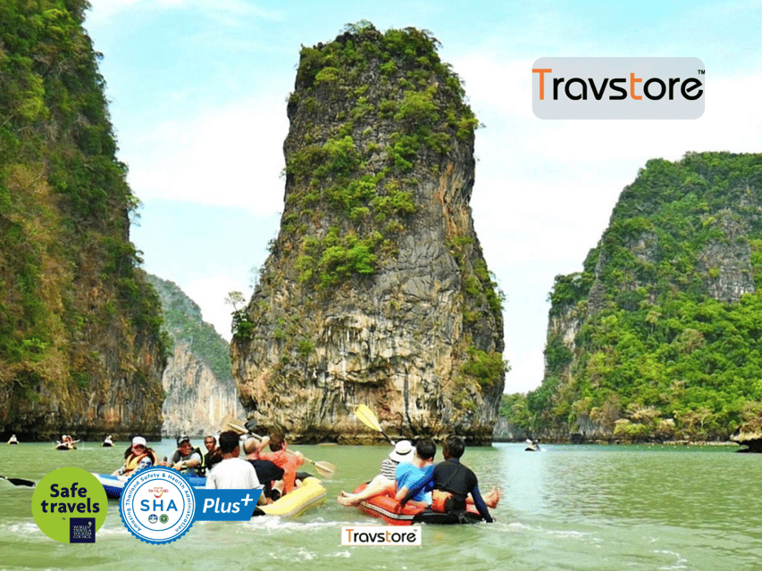 Phuket: Phang Nga (James Bond) Island - Big Boat Tour - Entering the Water: Patong/Kata/Karon Pick-Up and Shared Transfers