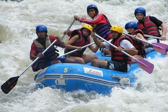 Phuket-Phang Nga: White Water Rafting 7 km.-Zipline-ATV-Lunch - From Phuket pickup to Phang Nga action: how the day actually flows