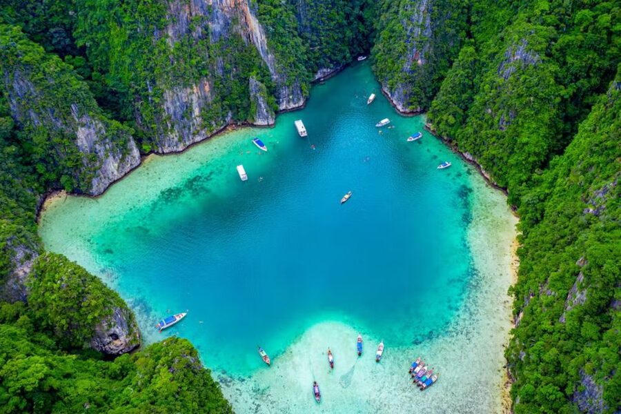 Phuket: Phi Phi & Bamboo Island Day Trip with Buffet Lunch - Pileh Lagoon swim: the emerald-water stop that’s worth the hype