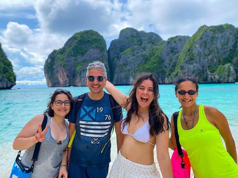 Phuket: Phi Phi & Bamboo Islands Snorkeling by Speedboat - Viking Cave: Limestone karst photos and snorkeling where the scenery does the work