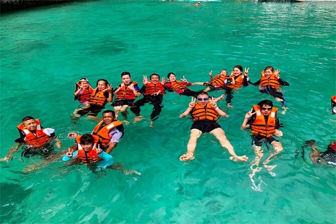 PHUKET-Phi Phi Island-Khai Island-Lunch by Sea Angel Speed Boat - Tham Phaya Nak (Viking Cave) and Monkey Beach: Snorkeling Stops That Break Up the Day