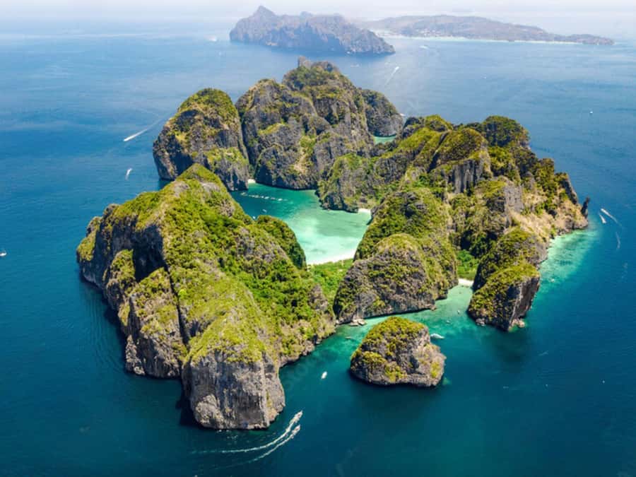Phuket: Phi Phi Islands, Bamboo Island and Pileh Lagoon Trip - Monkey Beach: short sightseeing and the chance of wildlife moments