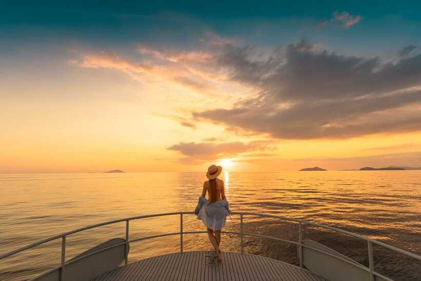 Phuket: Phi Phi Maiton Island Sunset Premium Catamaran Tour - Phi Phi Don lunch at Tonsai Seafood Restaurant