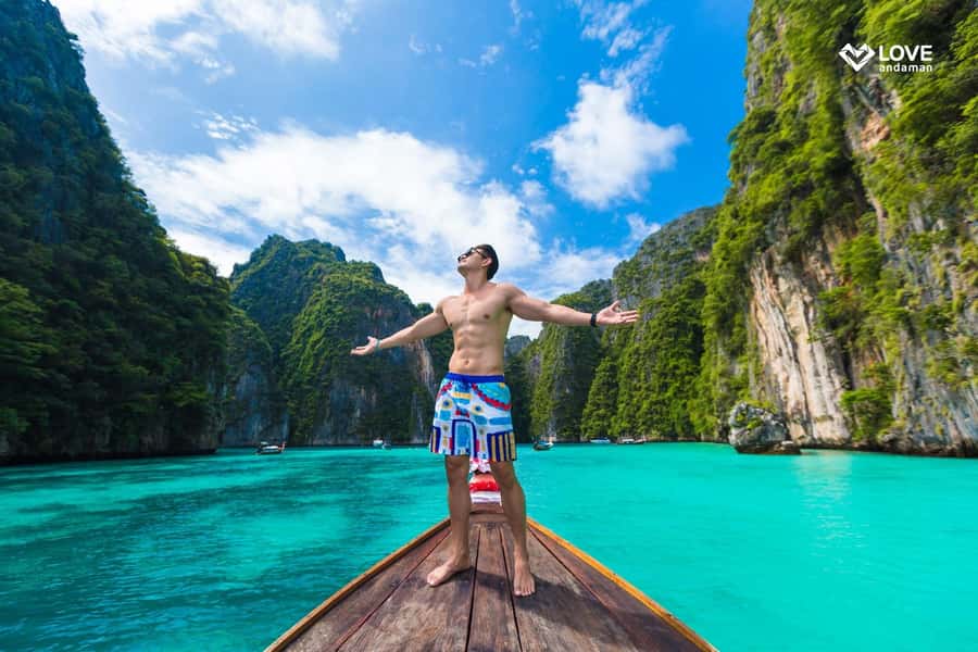 Phuket: Phi Phi Pileh Lagoon Bamboo Island by Speed Boat - Ton Sai Bay lunch on Phi Phi Don: halal buffet and real downtime