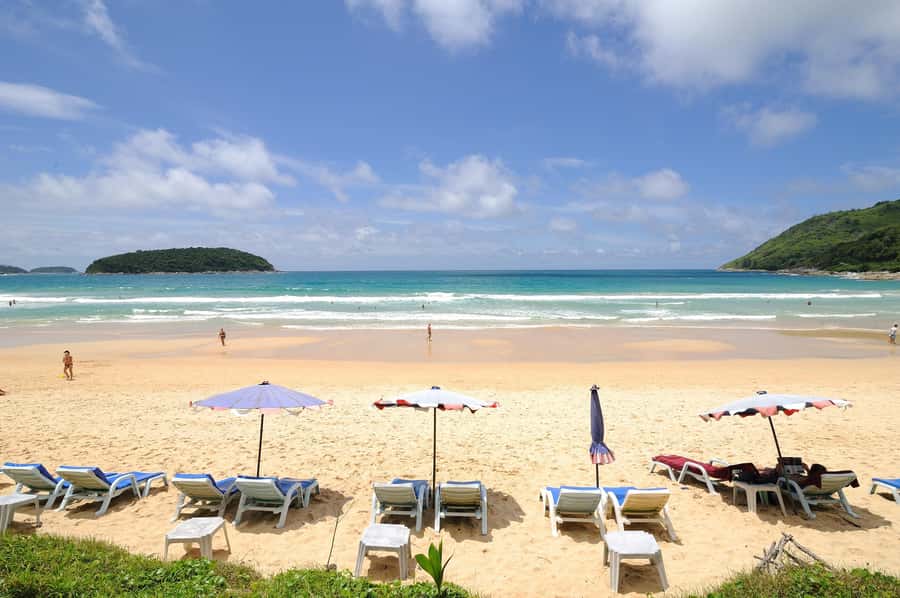 Phuket: Phuket Elephant Sanctuary, Wat Chalong & more - Nai Harn Beach: 60 minutes to reset