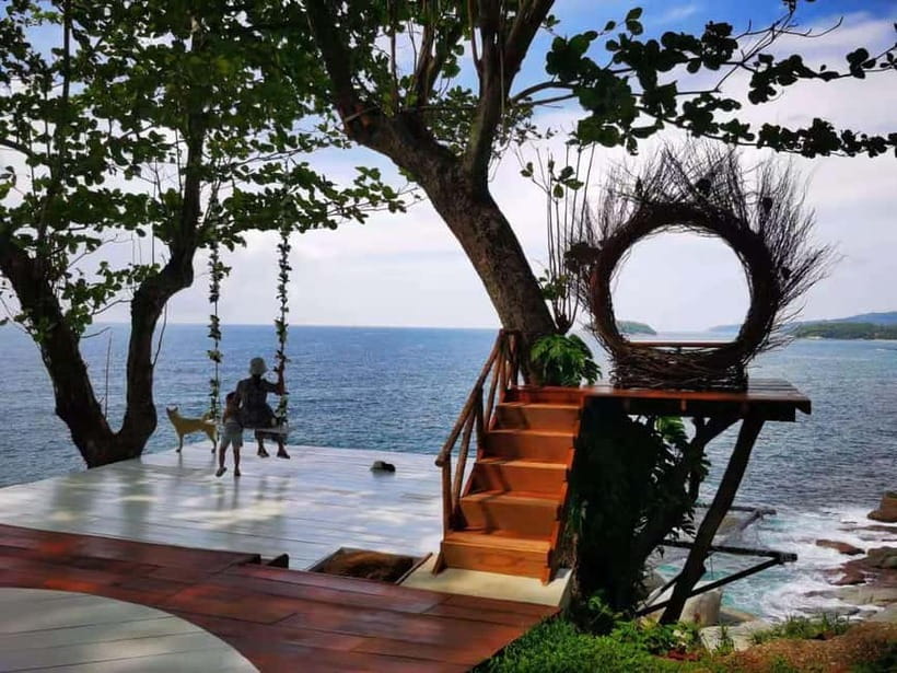 Phuket: Rock Beach Swing Entry Ticket - Start at the beach swing: sea breeze, gentle motion, and postcard framing