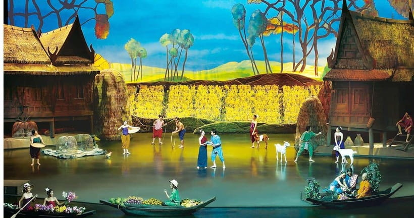 Phuket: Siam Niramit Ticket with Round Transfer and Dinner - Inside the main show: 65 metres of theater magic