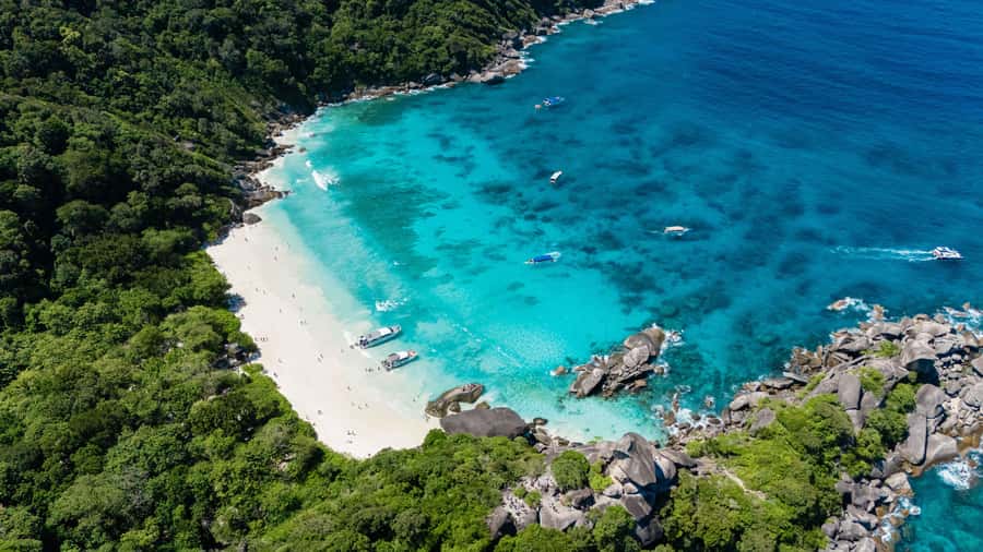 Phuket: Similan Islands Tour by Premium Speed Catamaran - Sailboat Rock and lunch on the beach: refuel without losing momentum