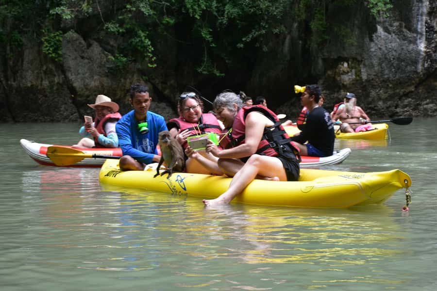 Phuket: Starlight Hong Sea Cave & Glowing Plankton by Kayak - James Bond Island cruise: the famous rock, handled the sensible way