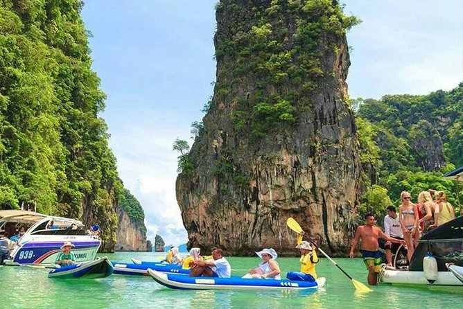 Phuket to James Bond Island: Longtail Boat Tour with Sea Canoeing - Kasom pier to Phang Nga Bay: your first look at the caves