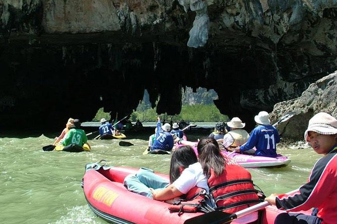 Phuket to James Bond Island One Day Tour - Lot Cave Canoeing at Talu Island: How the Water Stops Work