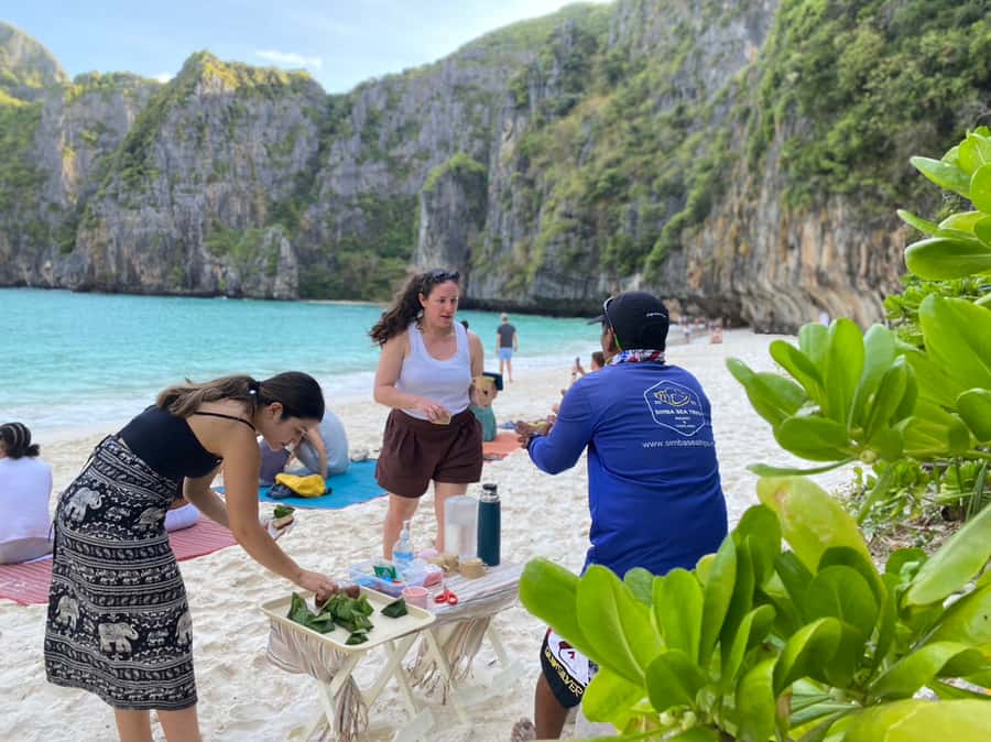 Phuket to Phi Phi Full-Day Luxury Speed Boat Charter - Ko Rang Yai: a calmer final stretch for swimming and breathing room