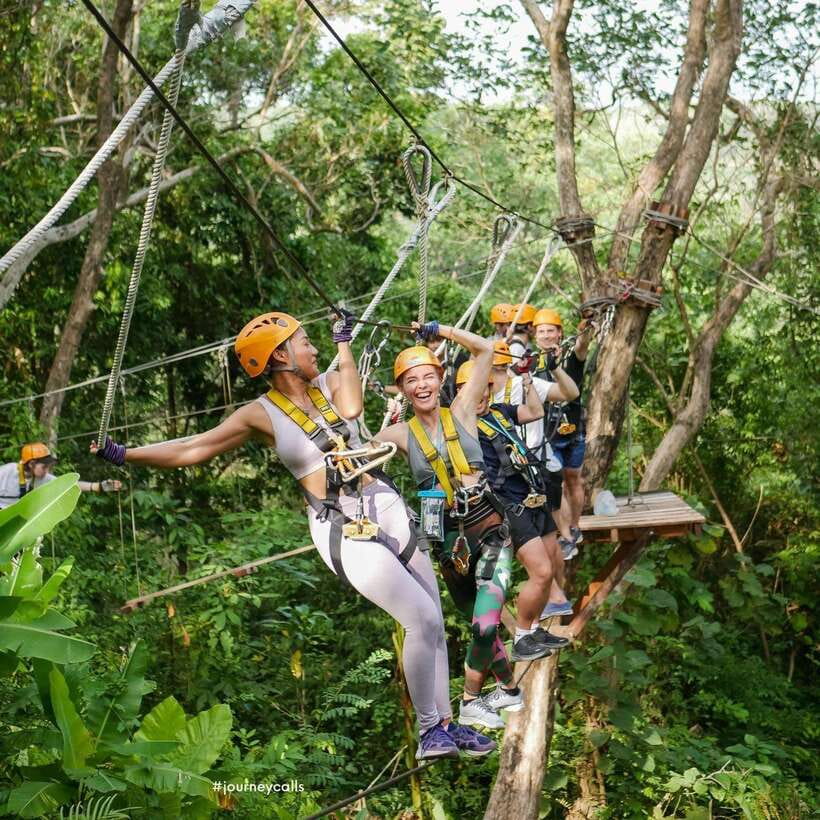 Phuket Ultimate Combo: Jungle ATV & Zipline Adventure - Phuket Ultimate Combo in One Line: ATV Power Meets Treetop Obstacles
