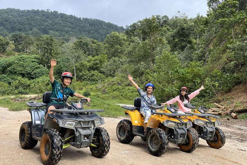 Phuket Ultimate Combo: Jungle ATV & Zipline Adventure - The ATV Start: Muddy Jungle Trails on a 4x4 Machine