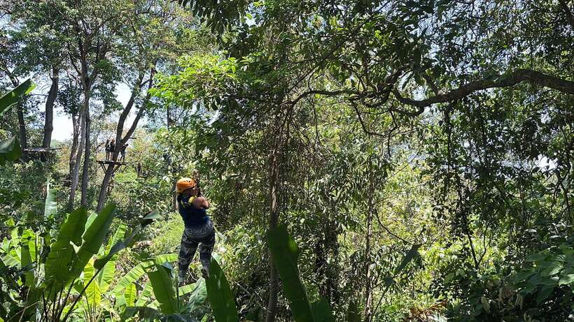 Phuket Ultimate Combo: Jungle ATV & Zipline Adventure - Zipline Camp: High Ropes, Tarzan-Style Stations, and Balance Work