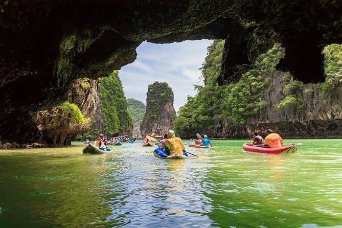 Premium Speedboat Tour: James Bond Island, Phuket - James Bond Island area: caves, limestone formations, and the walking time