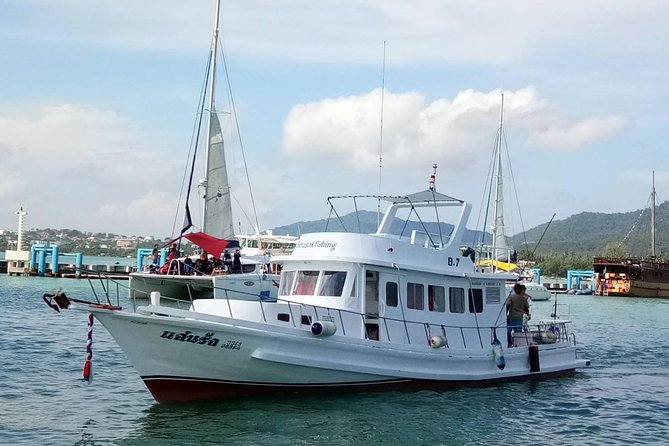 Private Boat Fishing TROLLING & SPINNING From Phuket - Ao Chalong Pier to Ko Racha Yai and Ko Racha Noi: the route you follow