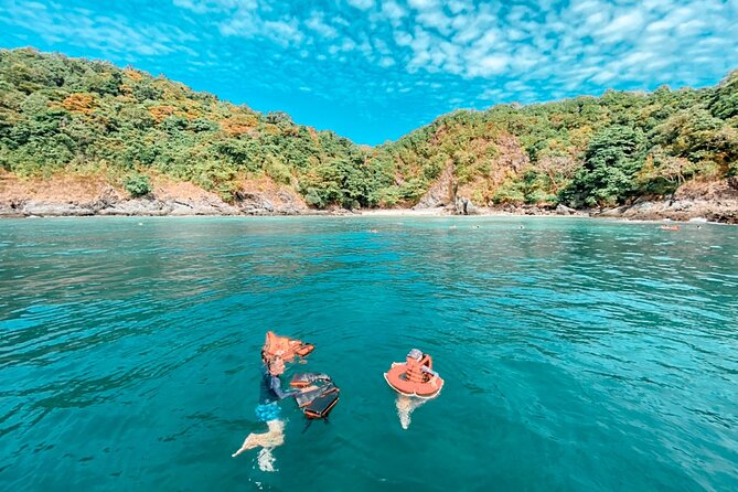 Private Boat Tour with Dolphin Spotting and Snorkelling from Phuket - Ko Rang Yai: the calm beach finish with fruit and a sunset option