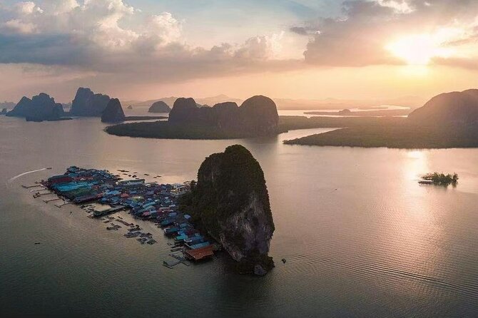 Private James Bond Island Canoeing Long-tail Boat Tour w/ Lunch - Ko Panyi lunch on a floating village built on stilts
