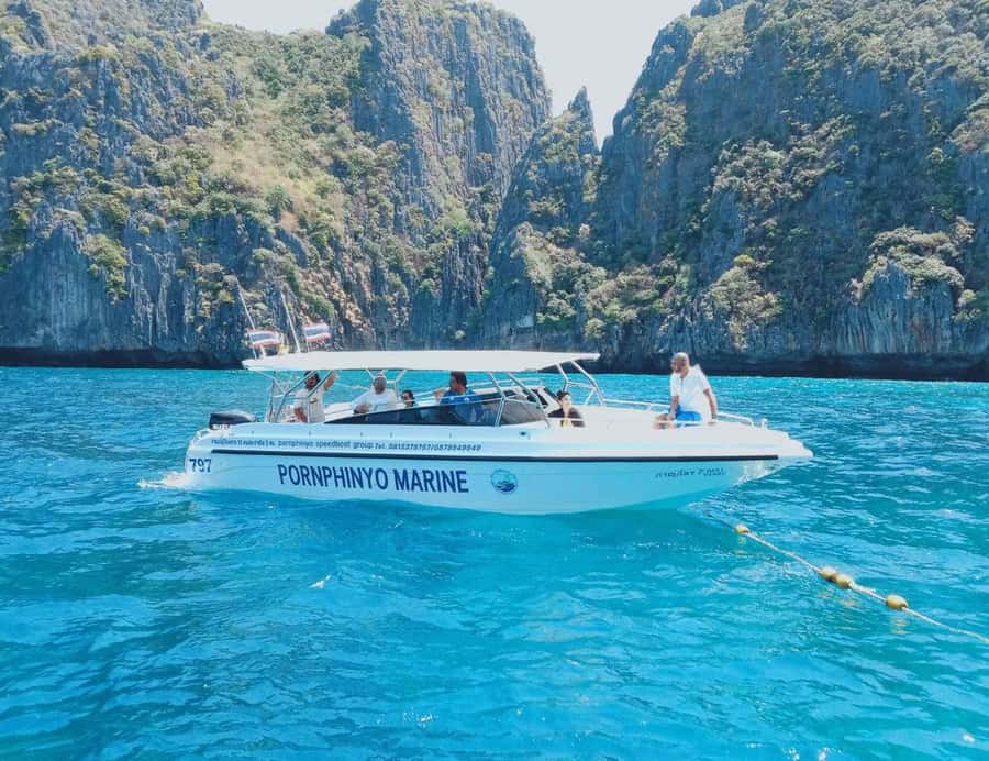 Private VIP Speed Boat Charter to Phi Phi Islands - Phi Phi Islands time: Pileh Cove, Viking Cave area, and Loh Samah Bay snorkeling
