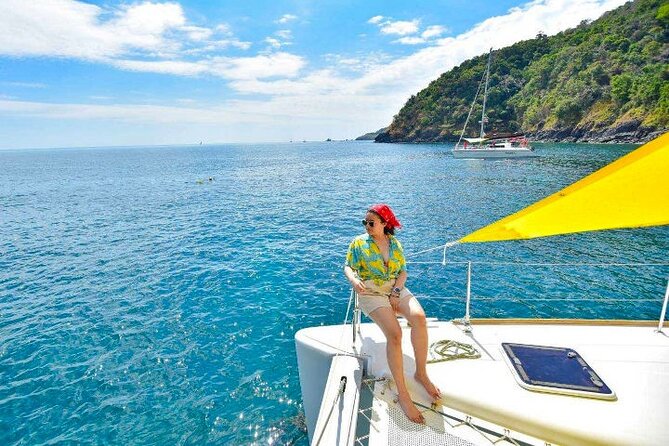 Racha and Coral Islands with Sunset at Promthep Cape by Catamaran Yacht - From Chalong Pier to Sunset: the Real Rhythm of the Day